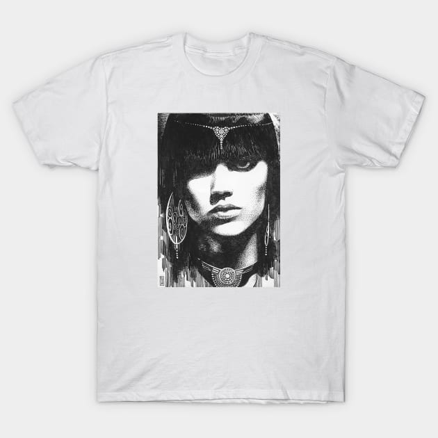 Dark Eyes T-Shirt by MuzzaSmokesArt